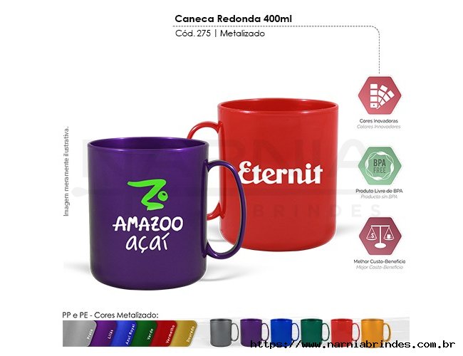 CANECA PLASTICA PREMIUM